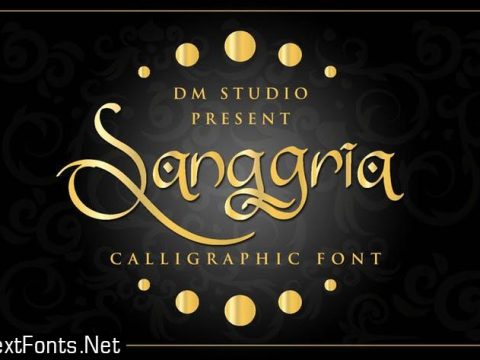 Sanggria - Calligraphic Font