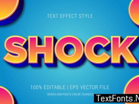 Shook Text Effect Style