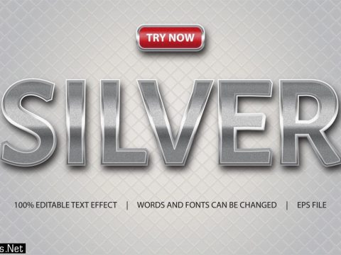 Silver and Luxury Text Effect