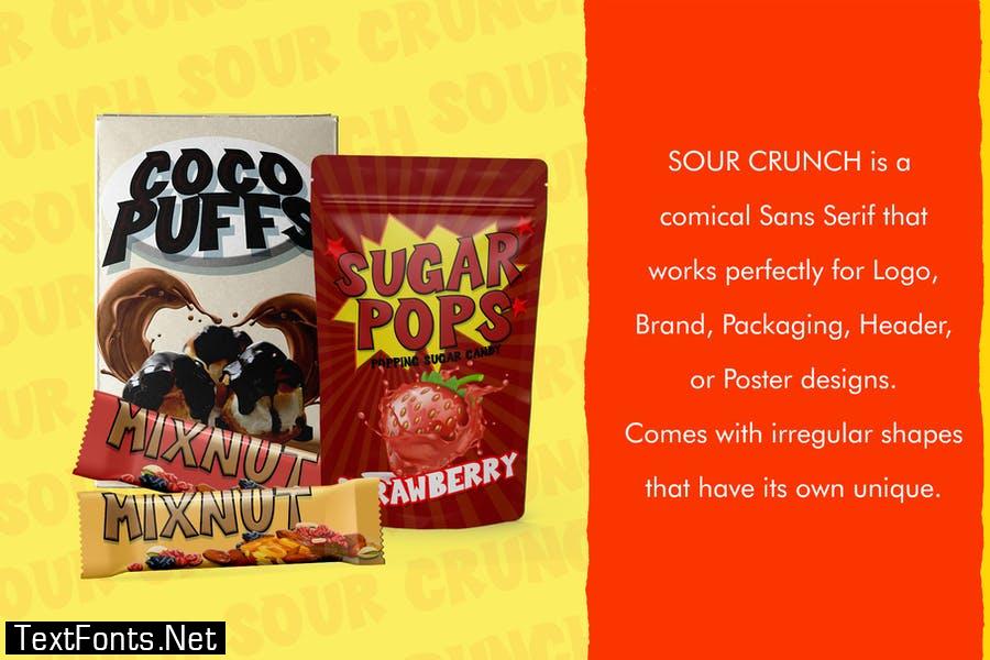 Sour Crunch - Comical Font