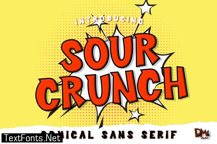 Sour Crunch - Comical Font