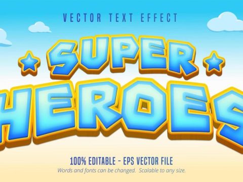 Super heroes text