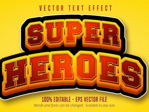 Super heroes text