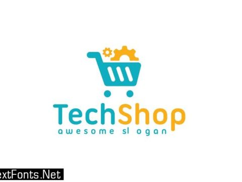 Tech Shop Logo Template