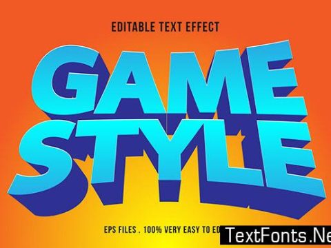 Text Effect - 3d Cartoon Style