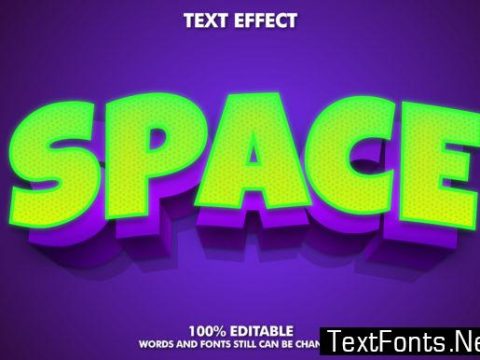 Text Effect - 3D Cartoon Text Effect