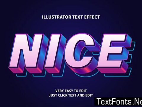 Text Effect - 3D Future Style Effect