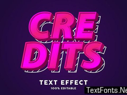 Text Effect - 3d Modern Pop Art