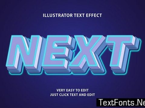 Text Effect - 3D Modern Style Effect