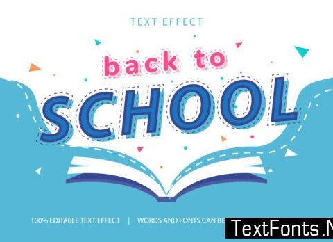 Text Effect - Back to School