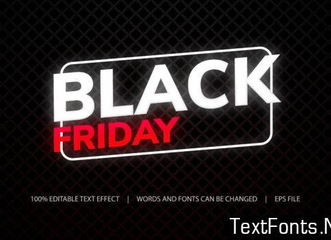 Text Effect - Black Friday