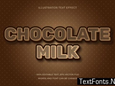 Text Effect - Chocolate