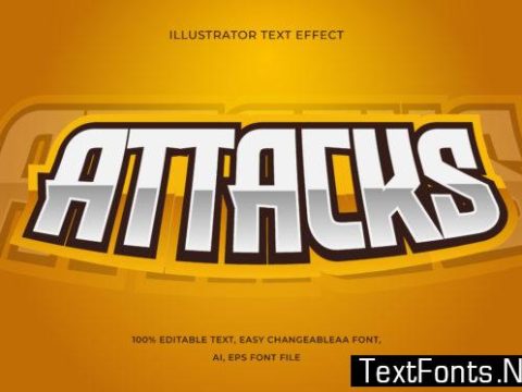 Text Effect Editable - Esports