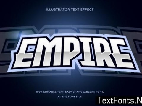 Text Effect Editable - Esports