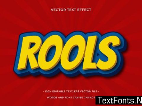 Text Effect Editable - Rools