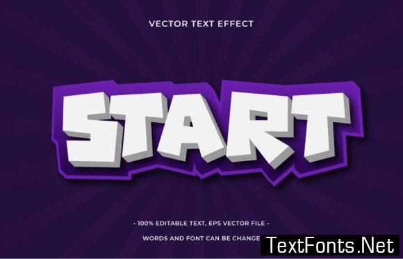 Text Effect Editable - Start