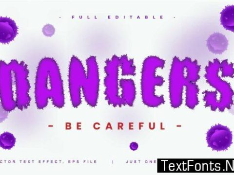 Text Effect Editable Vector