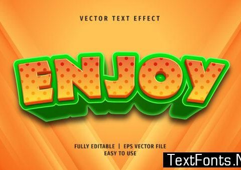 Text Effect - Enjoy Text Style