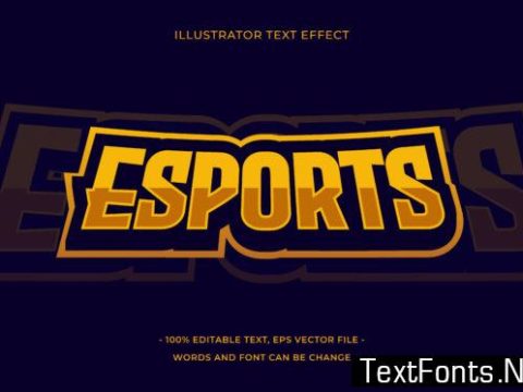 Text Effect - Esports