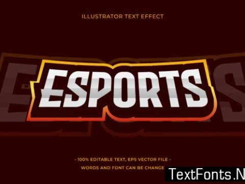 Text Effect - Esports