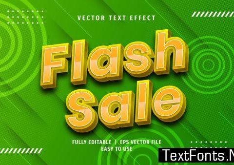 Text Effect - Flash Sale Text Style