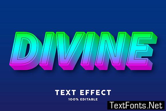 Text Effect - Fresh 3d Gradient Candy