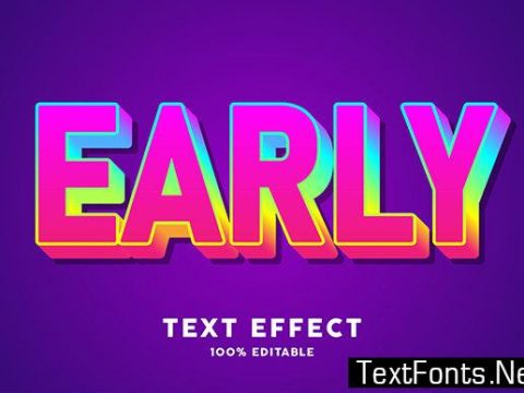 Text Effect - Fresh Modern Gradient