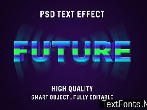 Text Effect - Future Burst Style