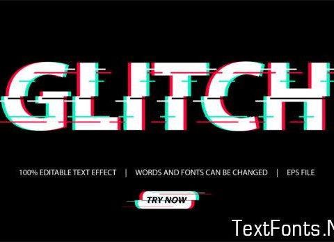 Text Effect - Glitch