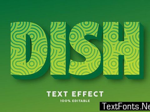 Text Effect - Green Strong Bold