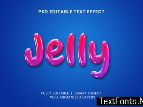 Text Effect - Jelly