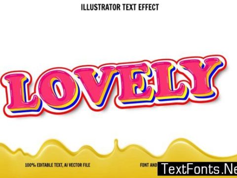 Text Effect - Lovely Layer Style