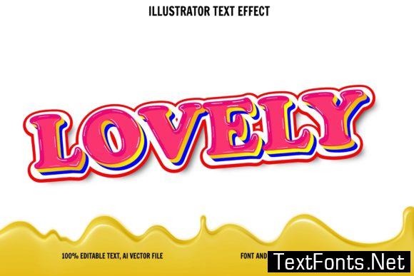 Text Effect - Lovely Layer Style