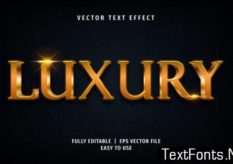 Text Effect - Luxury Text Style