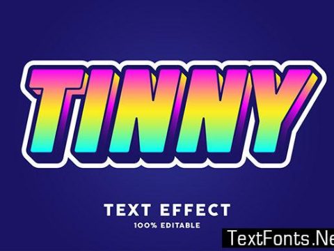 Text Effect - Modern Gradient Fresh