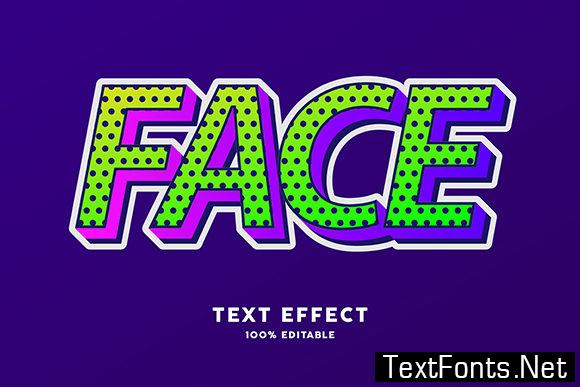 Text Effect - Modern Pop Art Style