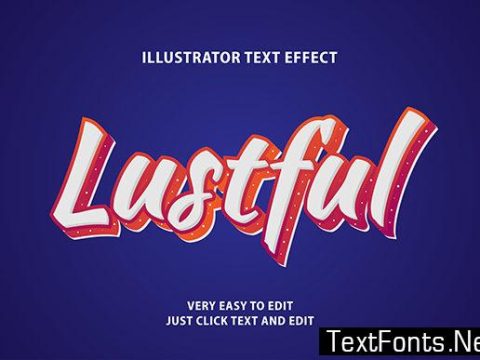 Text Effect - Modern Sticker Effect