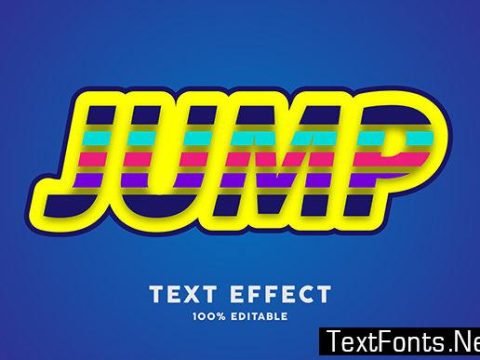 Text Effect - Modern Style Sticker