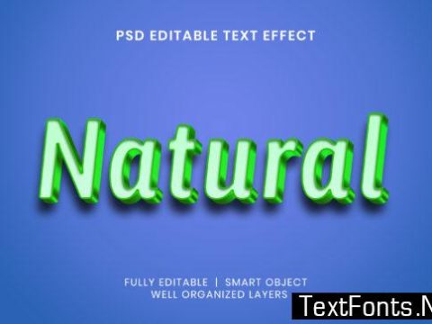 Text Effect - Natural Text Style