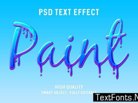 Text Effect - Paint Dripping Style