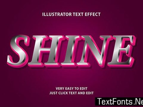 Text Effect - Shine Effect Text