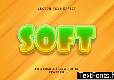 Text Effect - Soft Text Style