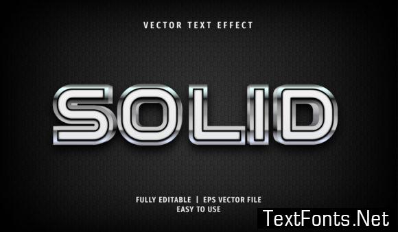 Text Effect - Solid Text Style