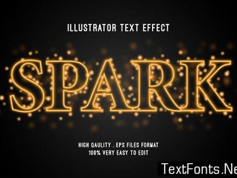 Text Effect - Sparkle Text Style Effect