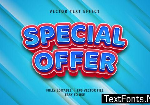 Text Effect - Special Offer Text Style