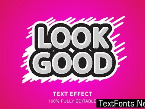 Text Effect - Sticker Scribble Style