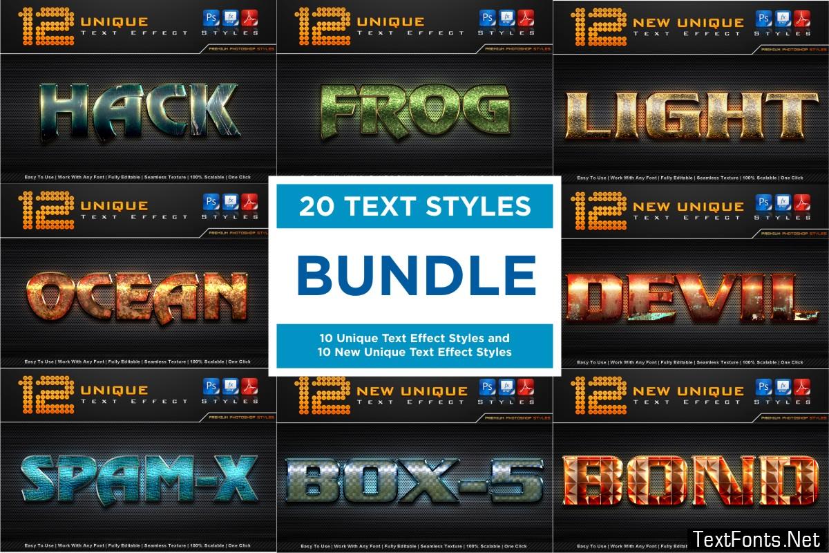 Text Effect Styles Bundle