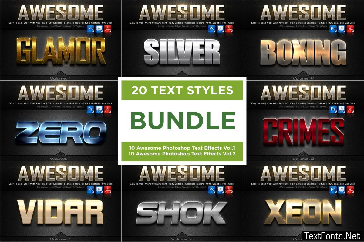 Text Effect Styles Bundle