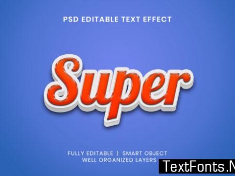 Text Effect - Super Text Style