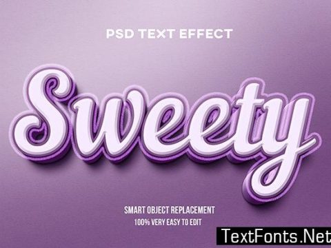 Text Effect - Sweety Pastel Text Style